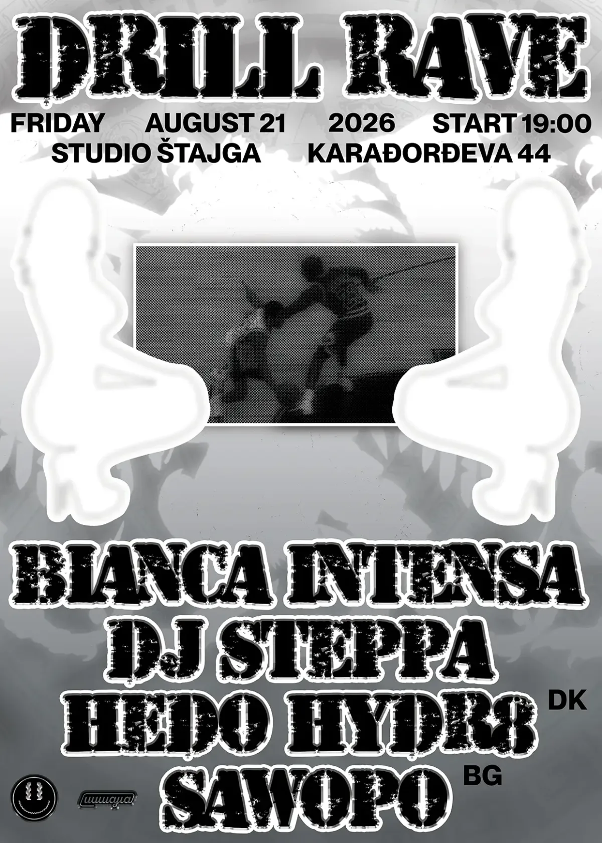 Drill Rave with HEDO HYDR8 (DK) & SAWOPO (BG)