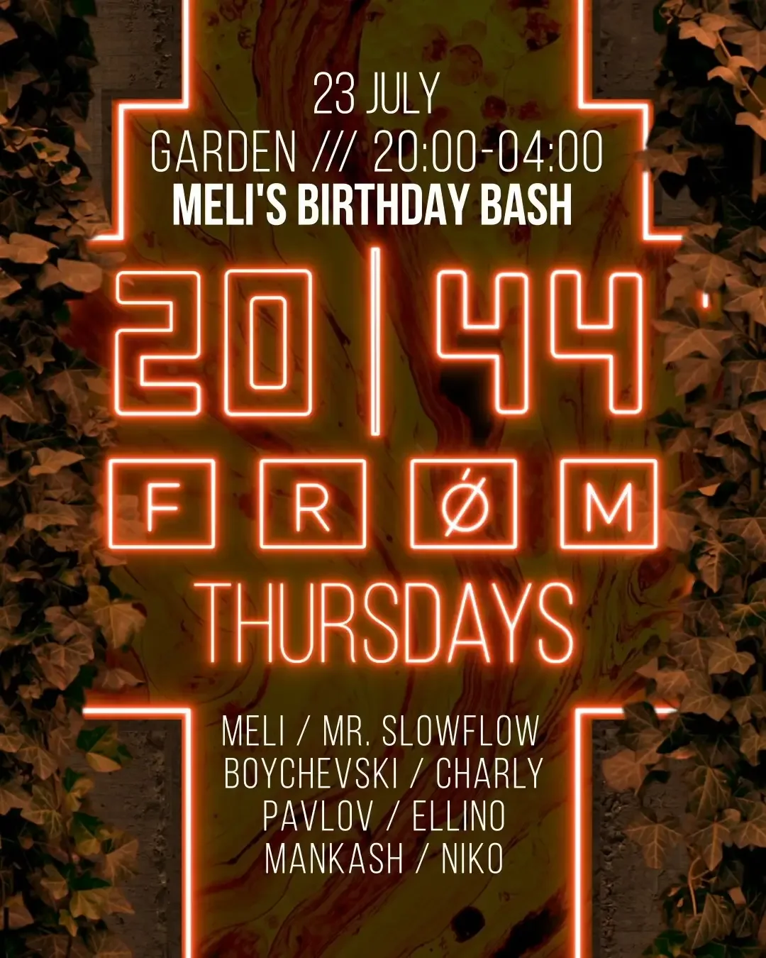FRØM: MELI’S BIRTHDAY BASH
