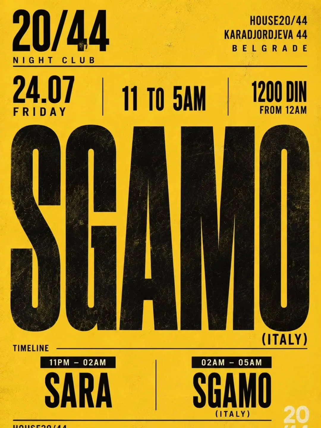 SGAMO (ITALY) + SARA JANKOVIĆ