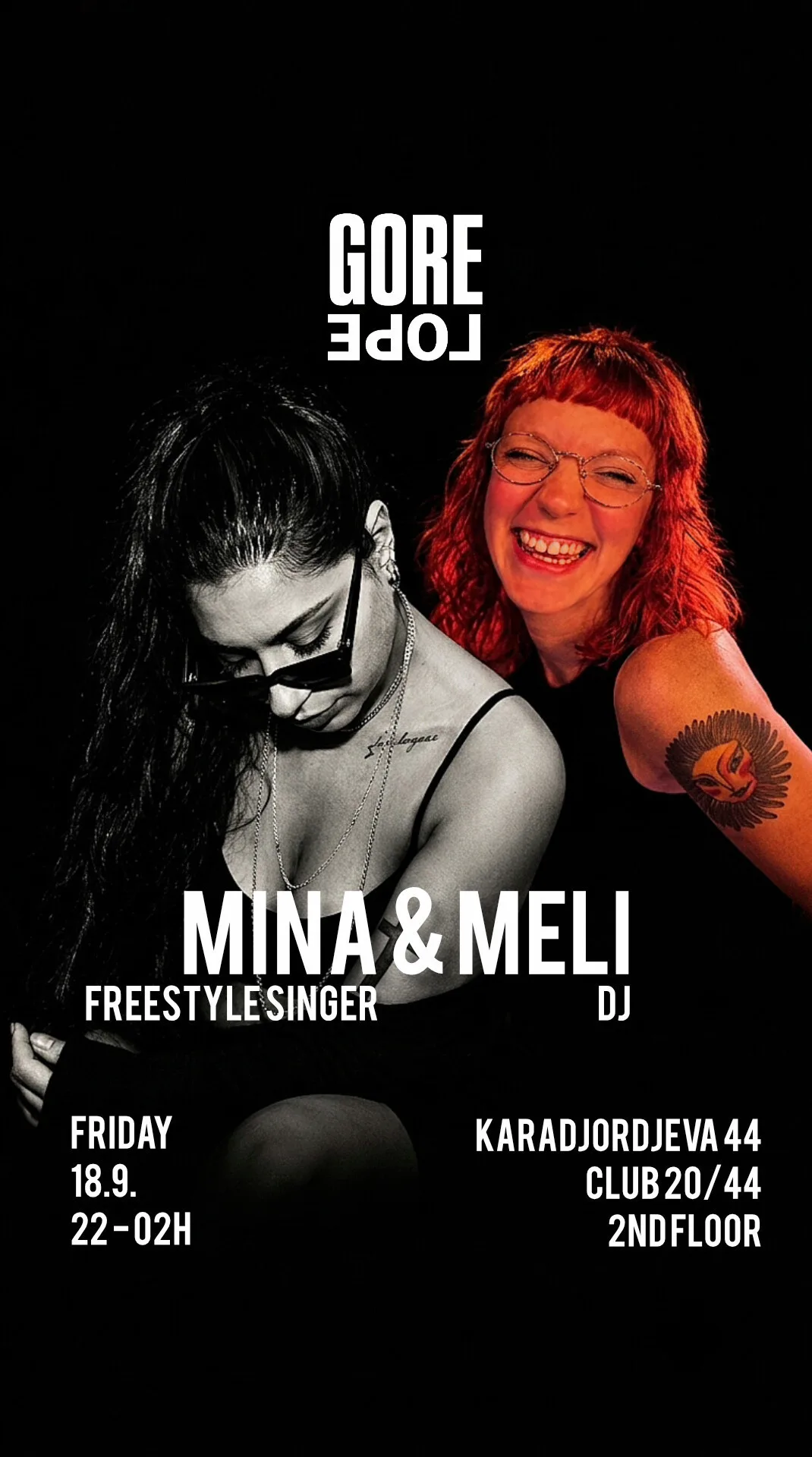Mina Freestyle Vocalist & MELI @ GORE BELGRADE